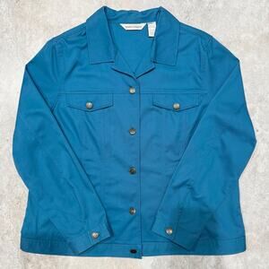 Drapers & Damons Womens Jacket in blue/ turquoise.